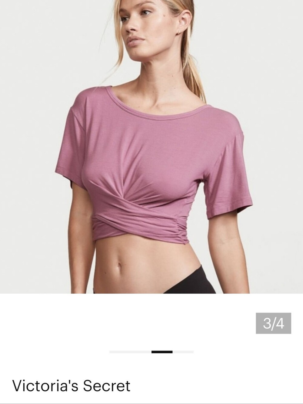 Victoria Secret Mauve Crop Top